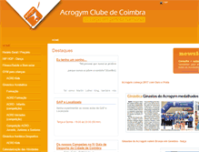 Tablet Screenshot of acrogymcc.com